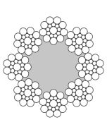 Aufzugseil 8x19S-FC nach EN 12385-5