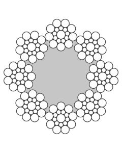 Aufzugseil 8x19S-FC nach EN 12385-5