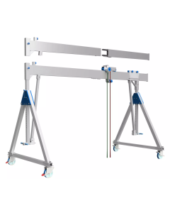 Alu-Portalkrane mit Doppelträger - fahrbar unter Last